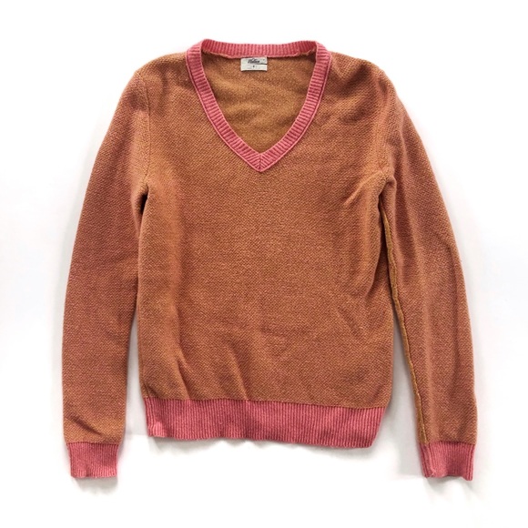 Madewell Sweaters - Pink and Orange Sweater